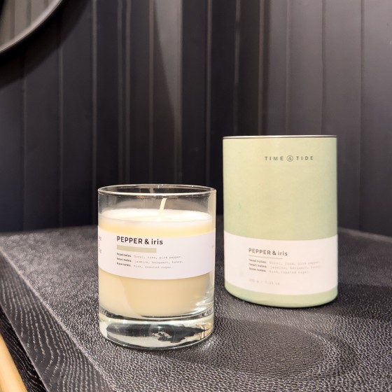 Aurora Collection Candle - Pepper & Iris