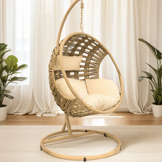 Como Wicker Hanging Chair