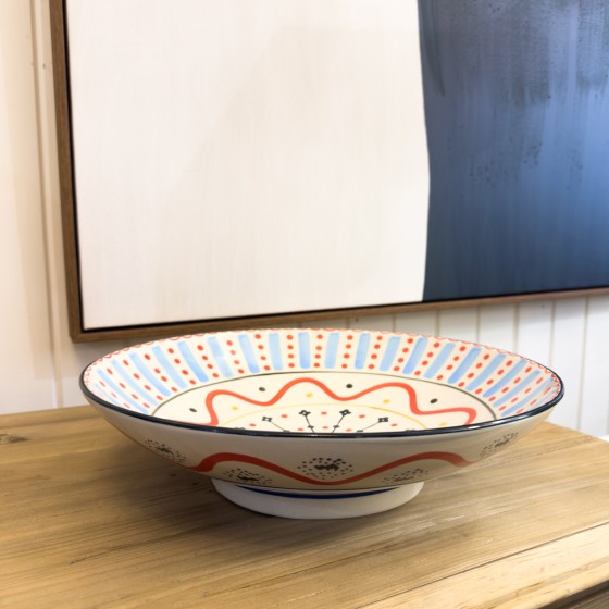 Hand Painted Primary Colour Bowl