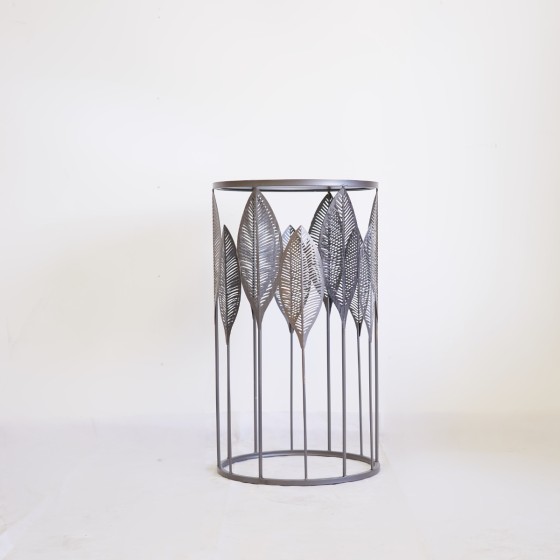 Metal Leaf Side Table S