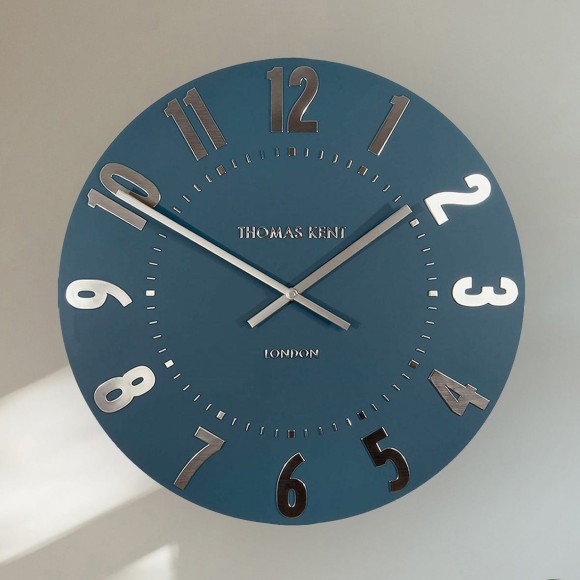 20" Mulberry Wall Clock - Midnight Blue