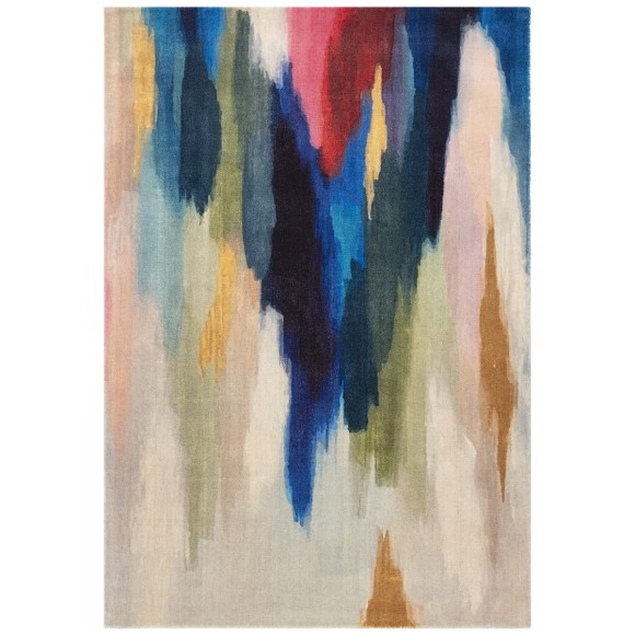 Artistic Colourful Brushstroke Rug - 160x230cm