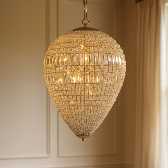 Drop Crystal Chandelier - Large