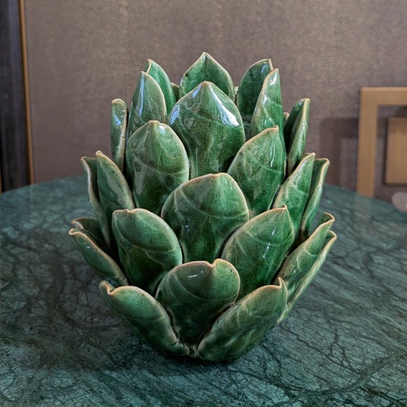 Green Artichoke Candleholder