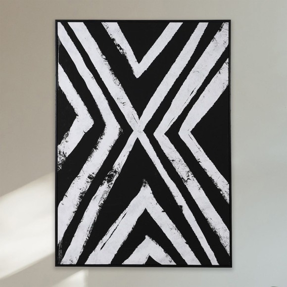 Monochrome Abstract Cross Picture