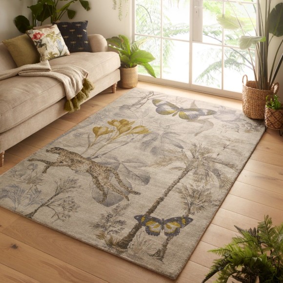 Jungle Animal Pattern Rug - 160x230cm