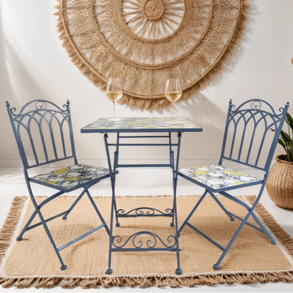 Cote D'Azur 2 Seater Mosaic Set 