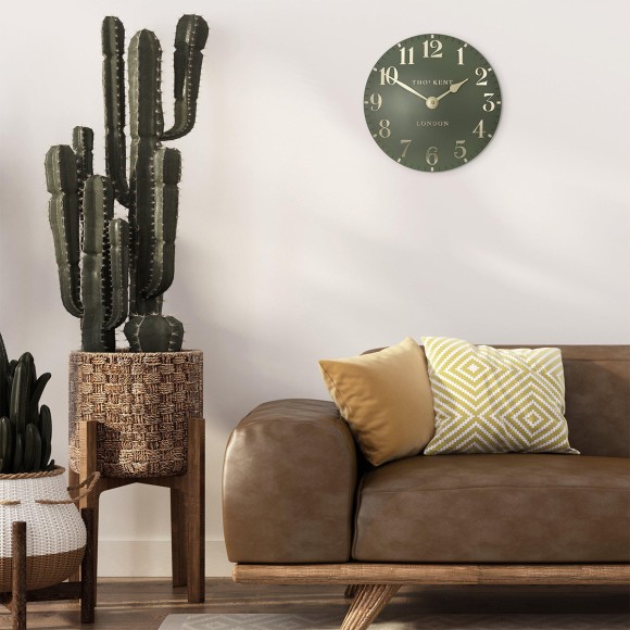 Thomas Kent 12" Arabic Wall Clock - Lichen 