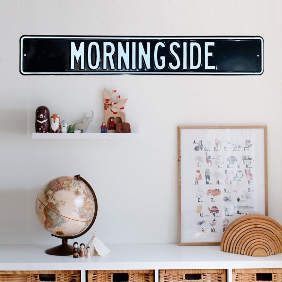 Car Plate Sign - Morningside