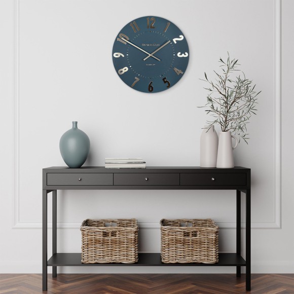 20" Mulberry Wall Clock - Midnight Blue