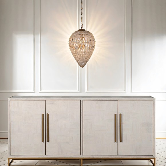 Drop Crystal Chandelier - Medium