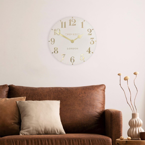 20" Arabic Wall Clock - Oatmeal 