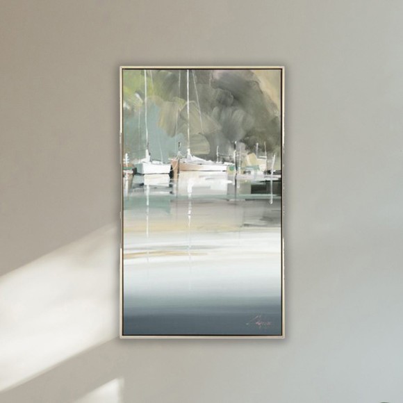 Peaceful Mooring Harbour Wall Art