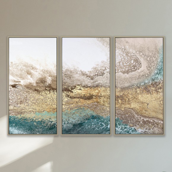 Serene Coastal Pictures - Set Of 3 