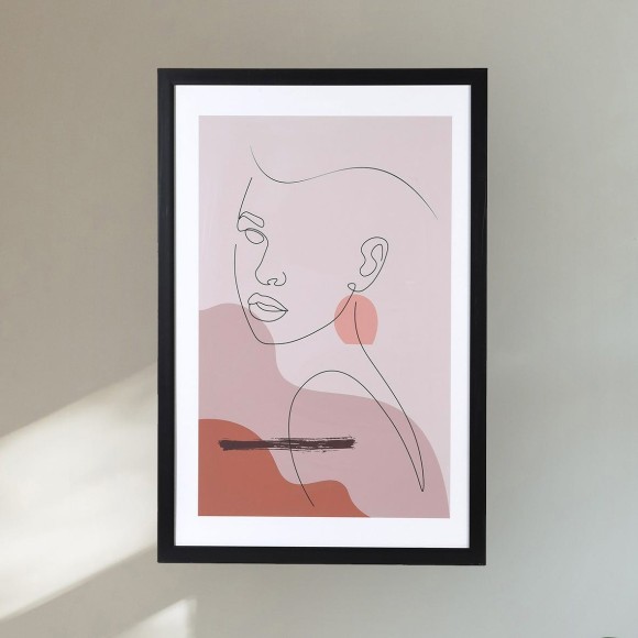 Abstract Linear Face Picture