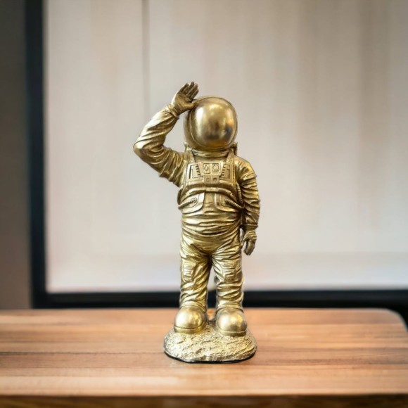 Gold Waving Astronaut 