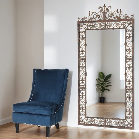 Rectangular Ornate Mirror Frame