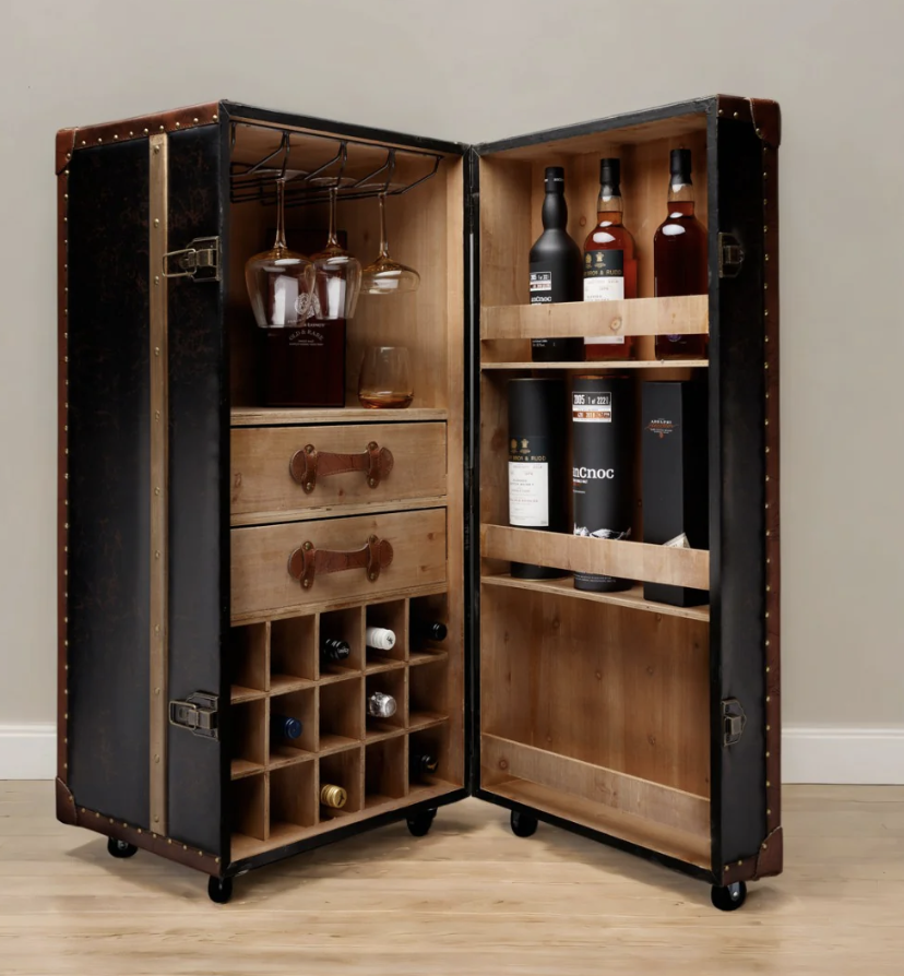 Trunk Bar Cabinet: The Christmas Statement Piece we All Need