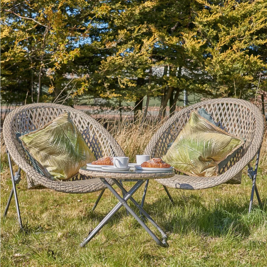Natural Rattan Lounge Set Time Tide