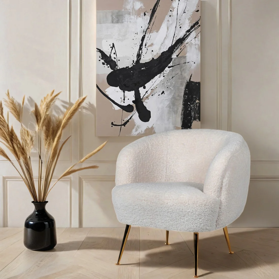 Cream studded chair 2025