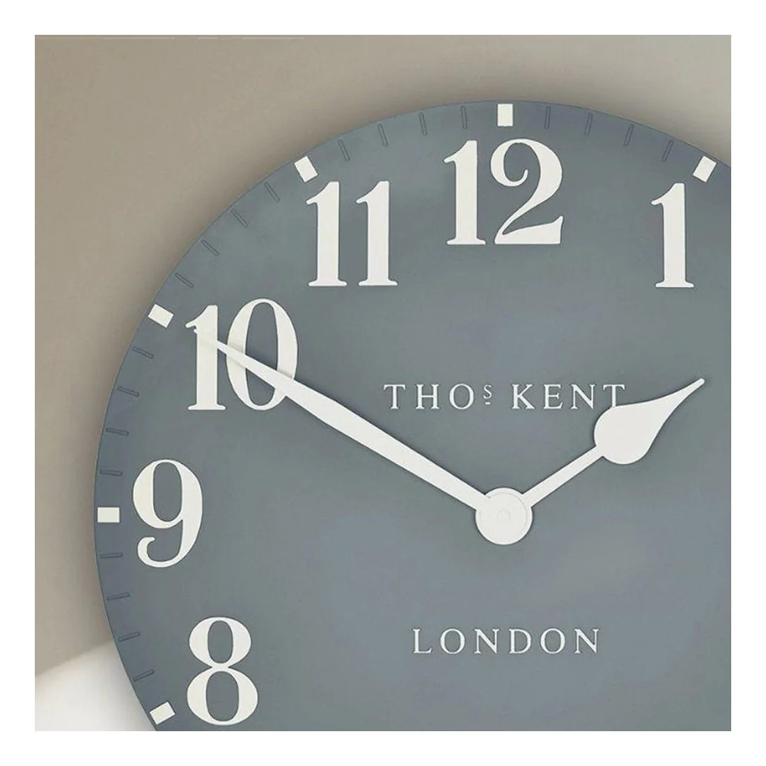 Thomas Kent Arabic 6" Mantel Clock Available In Green, Grey & Blue - Plum Retail - Foto 4
