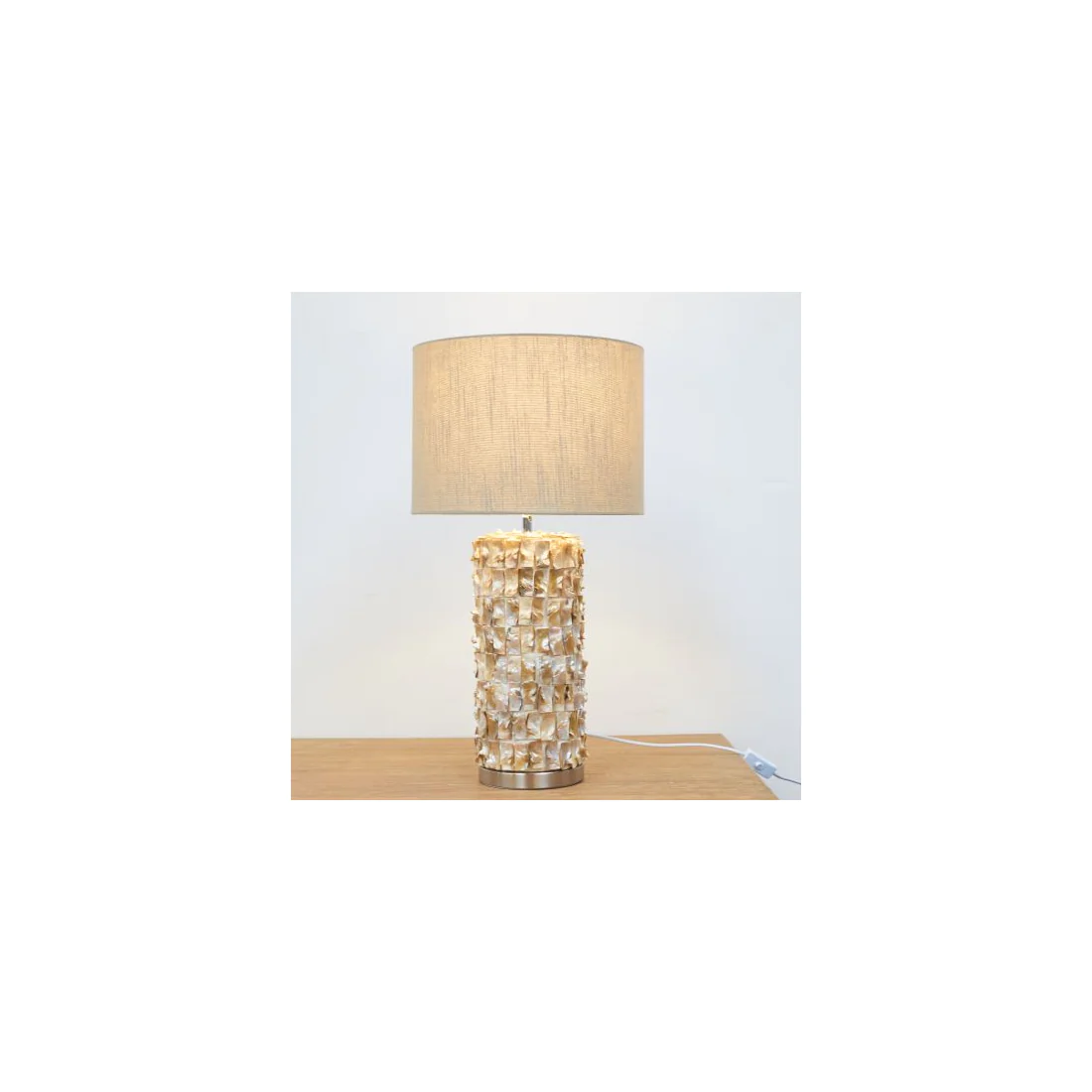 Mother of pearl table lamp discount