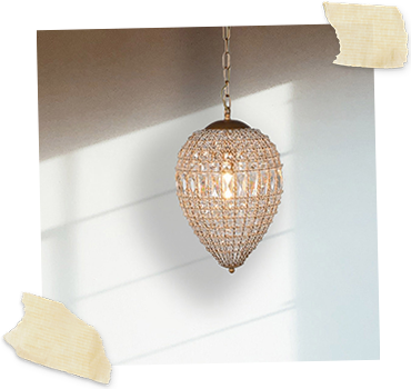 pear drop crystal pendant chandelier