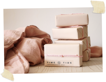 luxury shea butter soaps in pink packaging 
