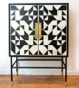 Arm Chair Leaf Side Table