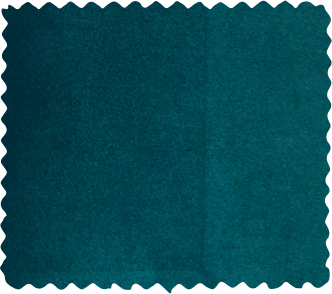 teal blue fabric swatch